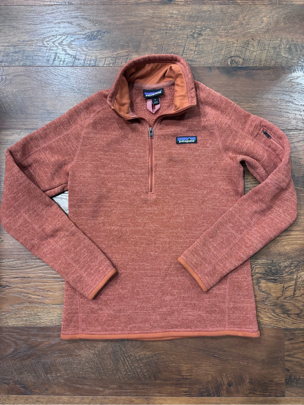 Patagonia Better Sweater Burnt Orange small Women’s Patagonia half zip